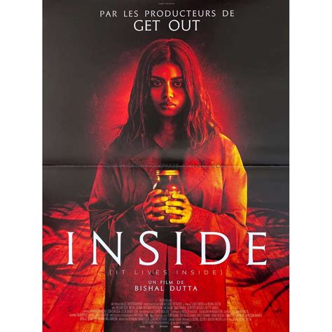 INSIDE French Movie Poster - 15x21 in. - 2023