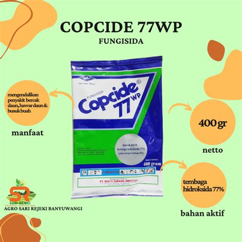 Copcide Wp Gr Fungisida Tembaga Hidroksida Lazada Indonesia