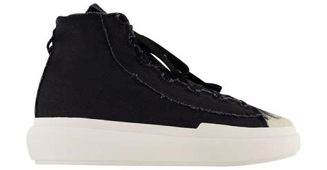 Y3 Nizza High Sneakers Y 3 Leather Blackwhite Ref955933 Joli