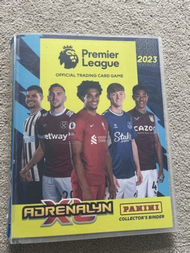 Adrenalyn Xl Soccer Cards Folder Premier League 2023 EBay