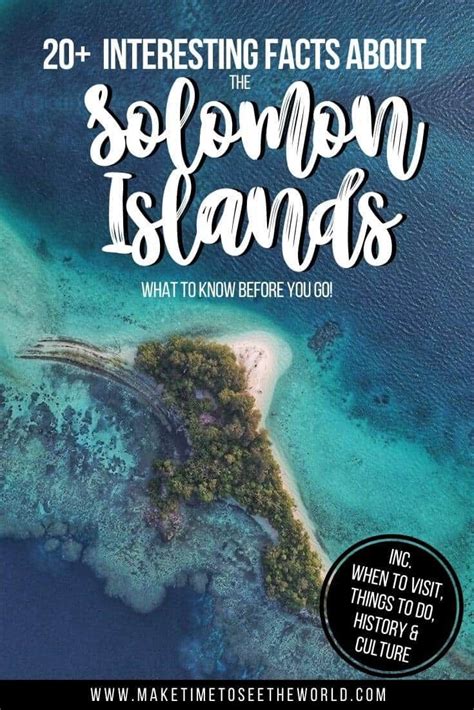 20 Fun Facts About The Solomon Islands To Know Before You Go