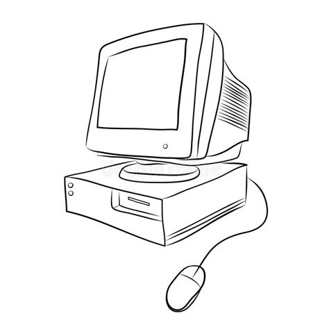 Old Desktop Computer Stock Photo - Image: 43063561