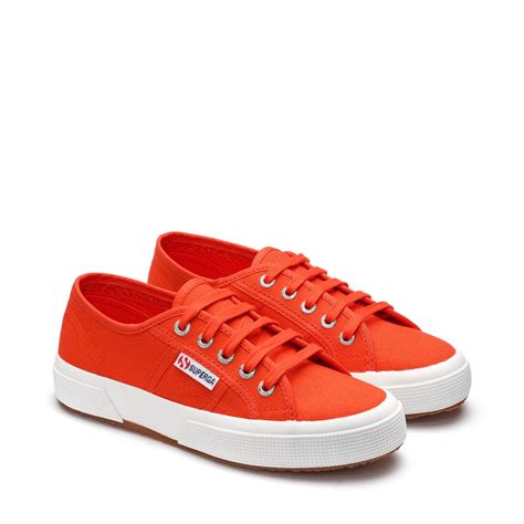 Le Superga Unisex 2750 Cotu Classic Sneaker Orange Tomato