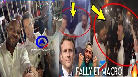 Macron Viste La Maison De Fally Bandal Tombe Botala Cort Ge Bloqu Par