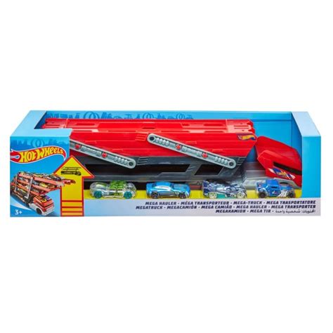 Hot Wheels Mega Transporter с коли eMAG bg
