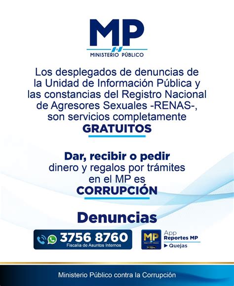 Mp De Guatemala On Twitter Los Desplegados De Denuncias De La Unidad