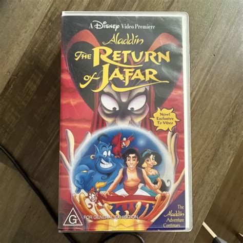 Aladdin The Return Of Jafar Disney Vhs Tape Eur Picclick De