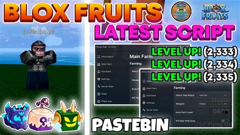 BLOX FRUITS Script Pastebin 2024 AUTO FARM AUTO SEA EVENT V4 RAIN