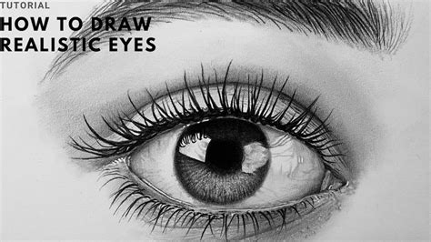 How To Draw Realistic Eye 사실적 눈 그리기 Youtube