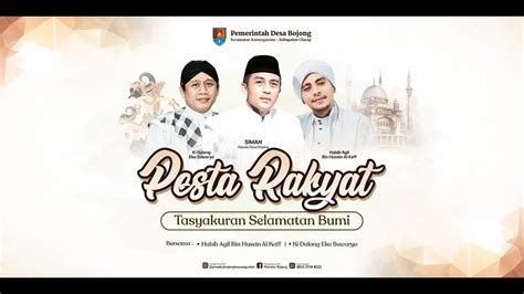 LIVE DESA BOJONG BERSHOLAWAT BERSAMA HABIB AGIL TASYAKURAN SELAMATAN