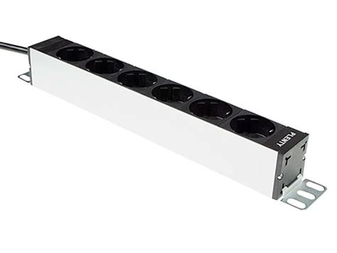 Plenty PLA290 6 PDU 6 Way Schuko To C14 With 3 M Cable 19 Rack