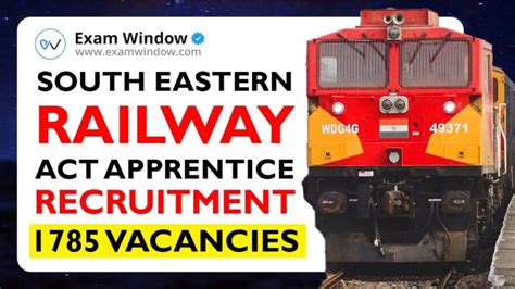 South Eastern Railway Act Apprentice Recruitment 2024 Apply Online For