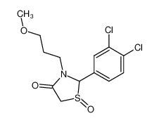 2 3 4 dicloro fenil 3 3 metoxi propil 1 oxo 1λ4 tiazolidin 4