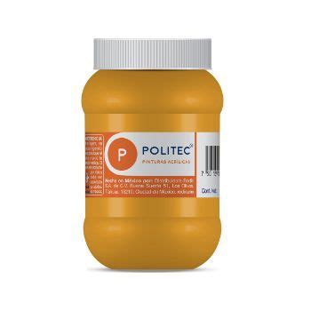 El Nuevo Fénix Politec 303 ocre 500 ml pintura acrilica