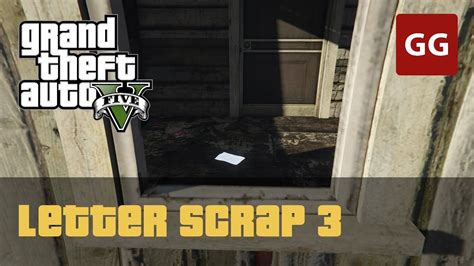 Letter Scrap 3 — Gta 5 Youtube