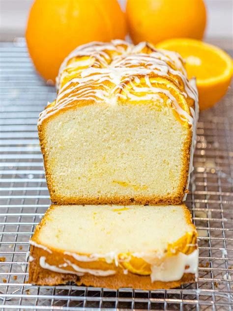 The Best Orange Pound Cake With Glaze Drive Me Hungry