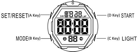 Skmei 1721 Military Kids Sport Digital Watch Instruction Manual