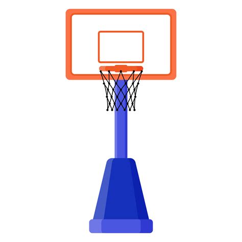 Basketball shield, basket, hoop and net. 3x3 Basketball sport equipment ...