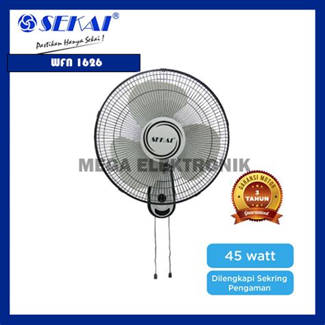 Sekai Wfn Wall Fan Kipas Angin Dinding Inch Lazada Indonesia