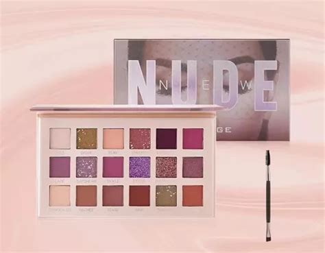 Paleta Sombras Nude New 18 Tonos Con Espejo Y Brocha Color De La Sombra