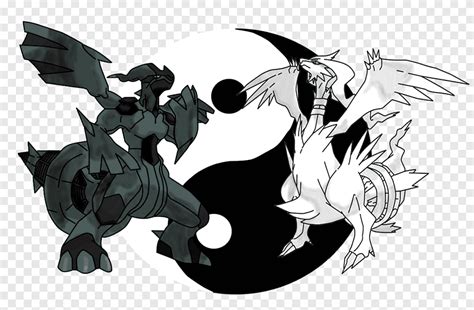 Legendary Pokemon Characters Black And White