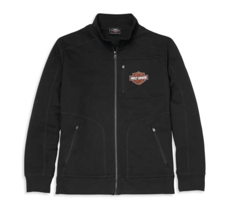 Sudadera Hombre Harley Davidson Men Bar Shield Graphic Mockneck Full