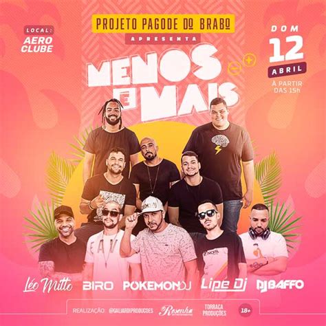 Projeto Pagode do Brabo Grupo Menos é Mais Guiche Web