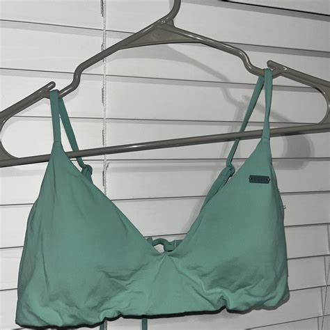 ROXY Teal Bikini Set Good Condition Top Is Medium Depop