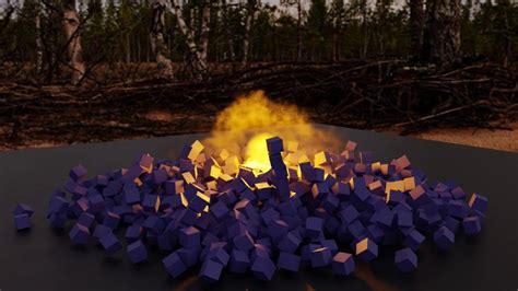 Explosion Simulation Concept Test - Blender3D - YouTube