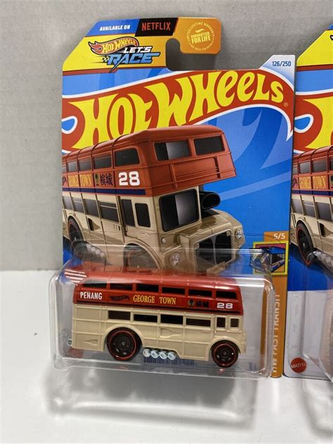 Lot Of Hot Wheels Trouble Decker Penang George Town Bus