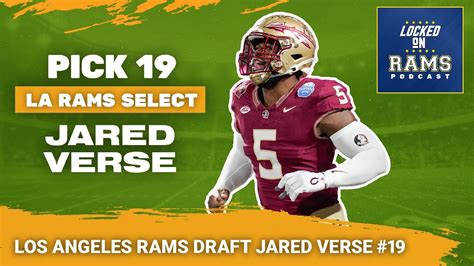 Los Angeles Rams Pick Jared Verse Nfl Draft Coverage