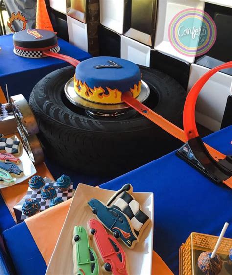 7 Best Hot Wheels Themed Birthday Party By Confetti USA Images On Pinterest Hot Wheels Party