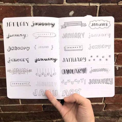 10 Creative Bullet Journal Title Designs To Organize Your Life