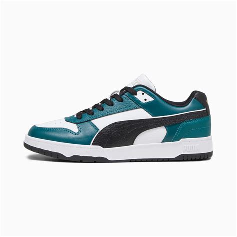 RBD Game Low Sneakers | PUMA White-PUMA Black-Malachite-PUMA Gold ...