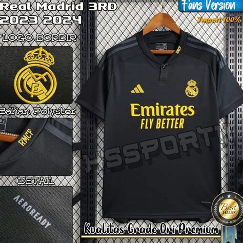 Jual Jersey Bola Real Madrid Rd Thrid New Import Baju