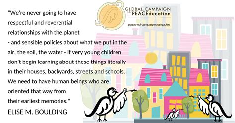 Elise Boulding: nurturing children's relationship to the planet