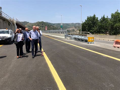 Messina Viadotto Ritiro Riaperta La Corsia Lato Valle Il Prossimo