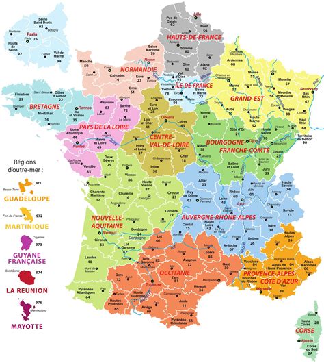 Vacance France Voyage Carte Plan