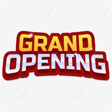 grand opening header vector design text modern gradient grand opening