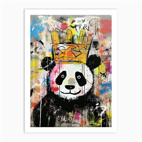 King Panda Bear Art Print by Art-Syndicate - Fy