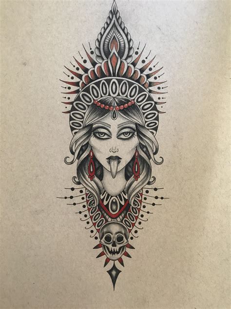 Discover More Than 68 Kali Tattoo Drawing Incdgdbentre