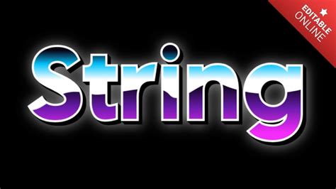 String Melhor Avaliado Gerador De Fontes Efeitos Do Texto