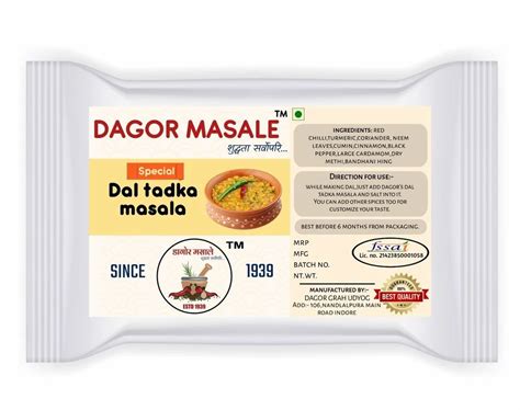 Dal Tadka Masala At Rs Pack In Indore Id