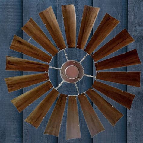 Rustic Brass Windmill Ceiling Fan the American Fan - Etsy