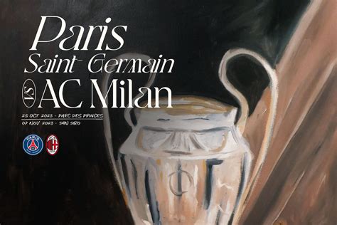 PSG AC Milan Par l artiste Johanna Tordjman voilà l affiche du match