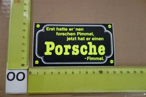 Alter Aufkleber Comic Erotik Sex Spruch Forscher Pimmel Porsche Fimmel Eur Picclick De