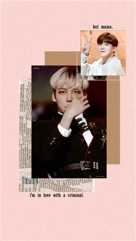 Ateez Jeong Yunho ATEEZ Simple Kpop Lockscreen In 2020 Kpop