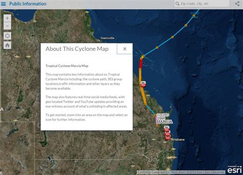 Cyclone map details emerging crisis situation - GISuser.com