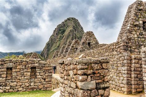 Buildings and Houses in Incas City of Machu Picchu in Peru Stock Photo - Image of place, stones ...