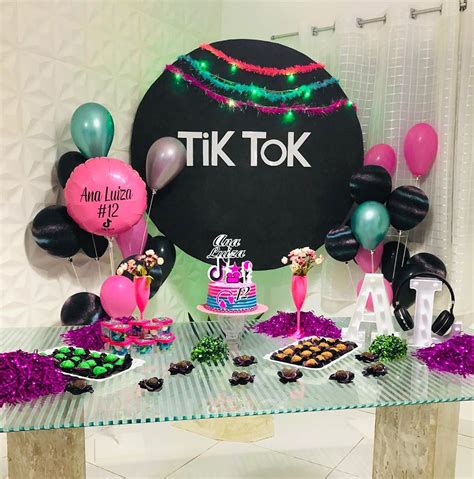 Fiesta TikTok 37 Ideas para Decorar tu Cumpleaños Ideas Cumpleaños